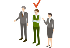 必要なスキルを持つ人材を柔軟にアサインのイメージ